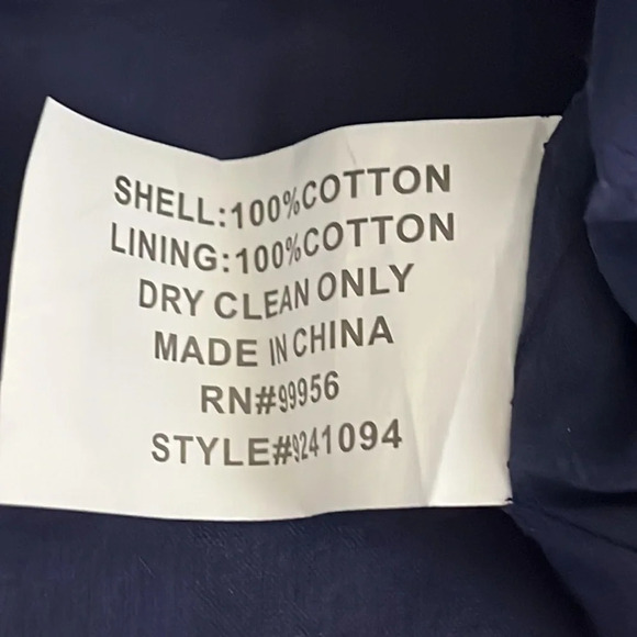 Shoshanna Embroidered Textured Cotton Skirt in Navy - Size 0 - Picture 5 of 5